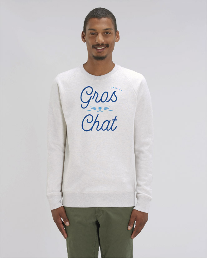 sweat homme - Gros chat