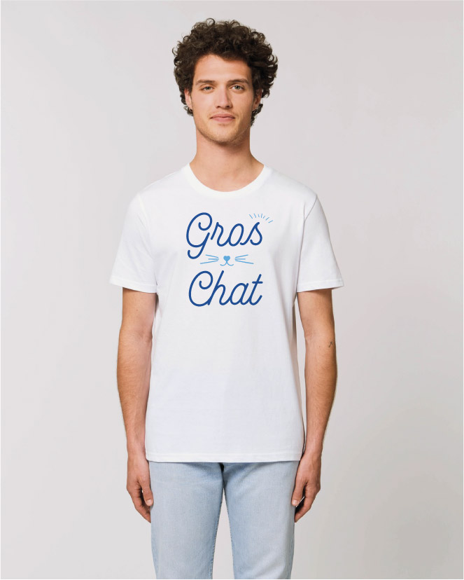 t-shirt homme - Gros chat