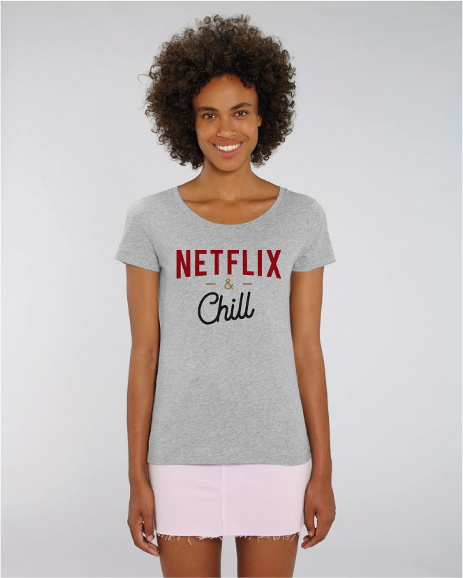 t-shirt femme - Netflix and Chill