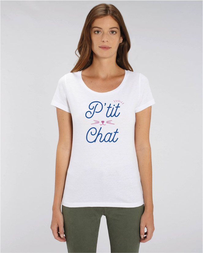 t-shirt femme - P'tit chat