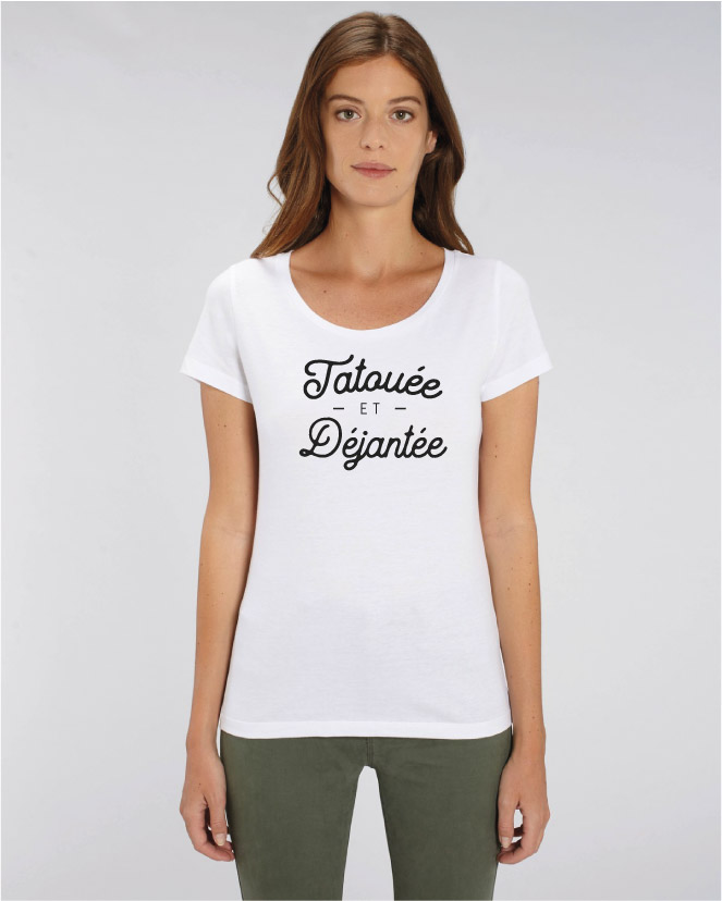 t-shirt femme - Tatouée et Déjantée